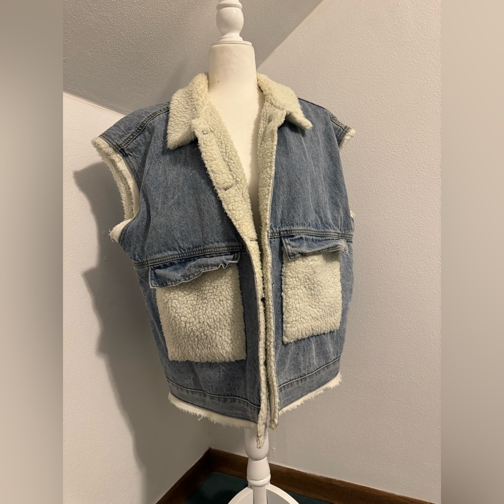 Wool Jean Vest